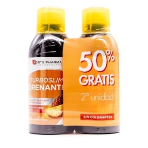 FORTE PHARMA TURBOSLIM DRENANTE PIÑA PACK 2 x 500 ML