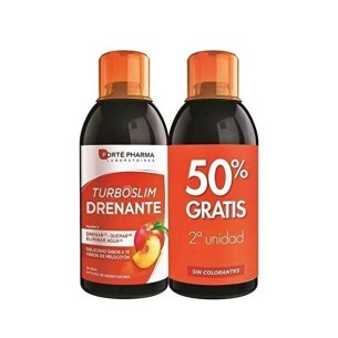 FORTE PHARMA TURBOSLIM DRENANTE MELOCOTON PACK 2 x 500 ML