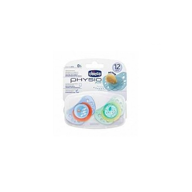 Chupete Chicco Tetina Latex Physio Strong +4 Meses Pack 2