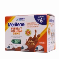 MERITENE DRINK CHOCO PACK 6 BOTELLAS DE 125 ML
