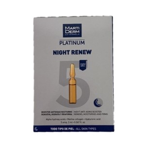 MARTIDERM PLATINIUM NIGHT RENEW 5 AMPOLLAS