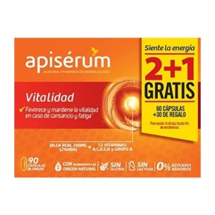Apisérum Vitalidad 90 Caps