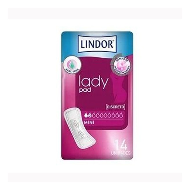 Lindor Lady Pad Compresas Mini 14Uds