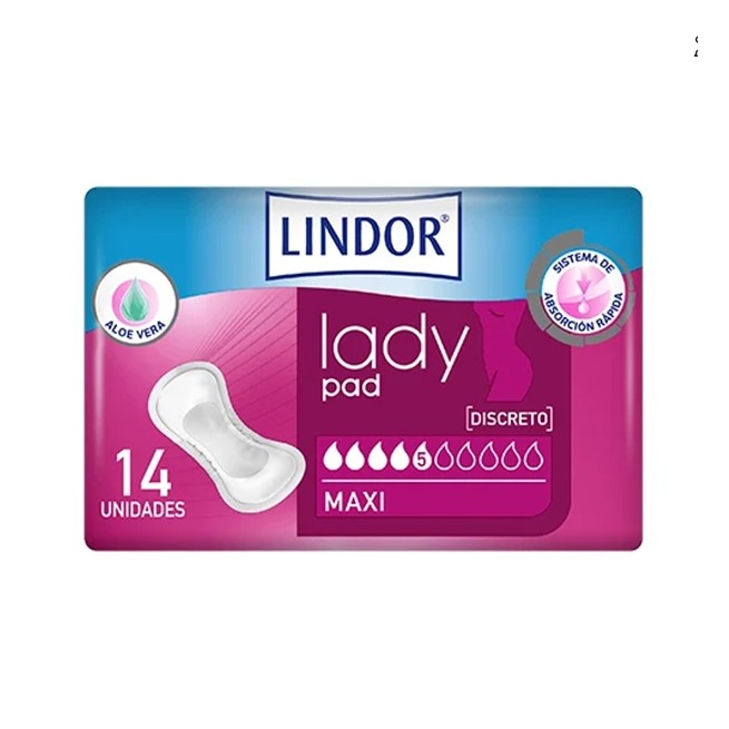 Lindor Lady Maxi 5 Gotas 14 Ud.