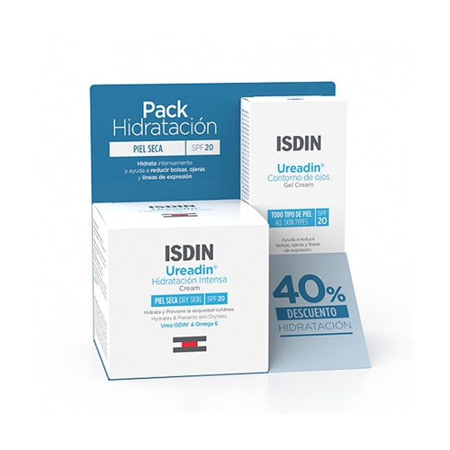 Pack Isdin Ureadin Hidratante Facial 50 ml + Contorno de Ojos 15 ml