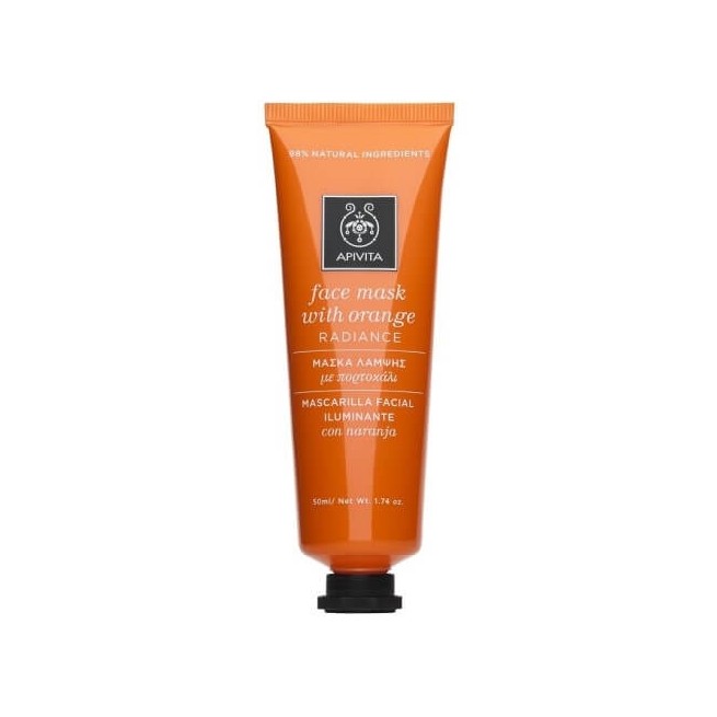 Apivita Mascarilla Facial Iluminante con Naranja 50 ml