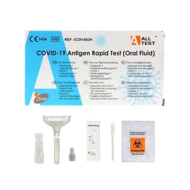 Test Saliva de Covid-19 Rápido de Antígenos Anbio
