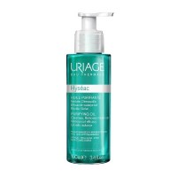 Uriage Hyseac Aceite Purificante 100 ml Limpiador y Desmaquillante de Rostro y Ojos Para Pieles Mixtas.