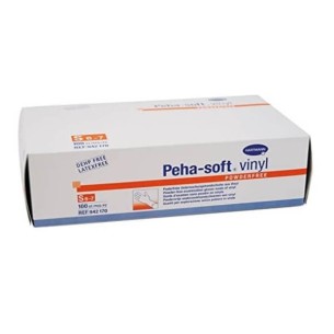 Hartmann Peha Soft Vinilo Guantes Talla S (6-7) 100 Unidades.