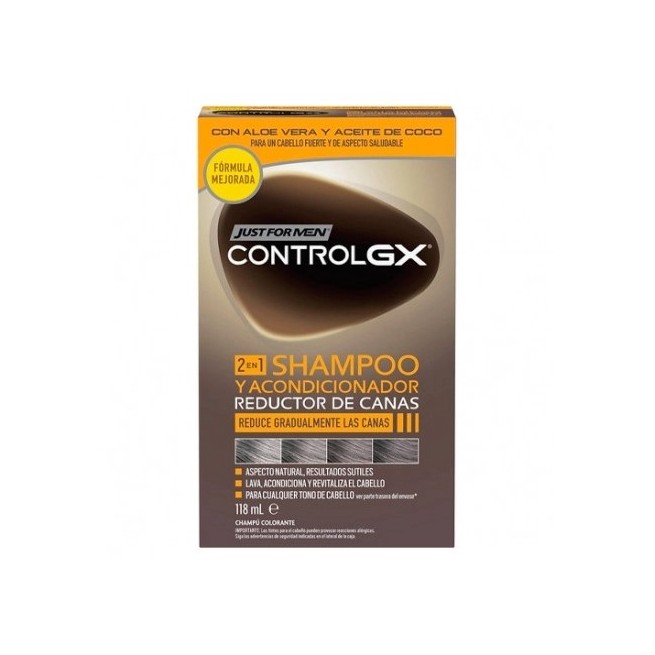 Just For Men Control Gx Champú y Acondicionador Reductor de Canas