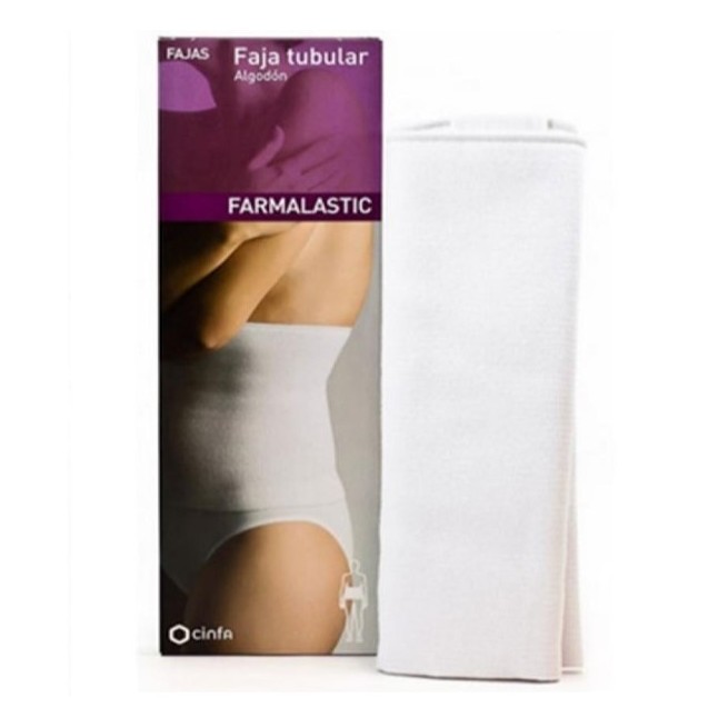 Faja Farmalastic Algodon Tubular Blanca T-3
