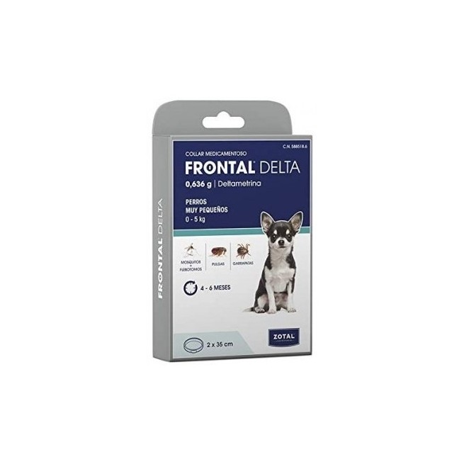 Frontal Delta Collar Antiparasitario 2 X 35 Cm