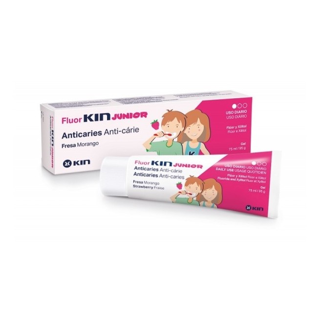 Fluor-Kin Junior Dentífrico Sabor Fresa 75Ml