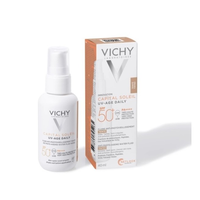 Vichy Capital Soleil Uv-Age Daily Spf50+ Color Claro 40 ml