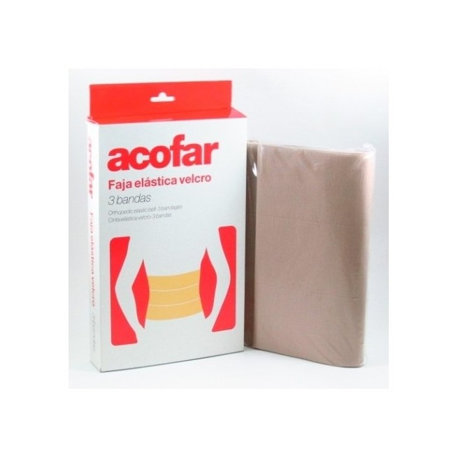 Acofar Faja Elástica Velcro 3 Bandas Talla 2.