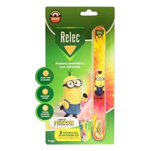 Relec Pulsera Citronela Minions Rosa