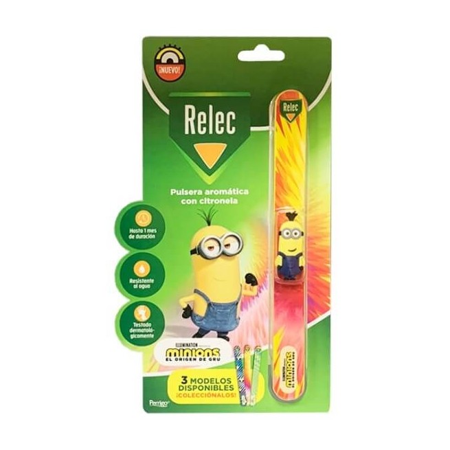 Relec Pulsera Citronela Minions Rosa