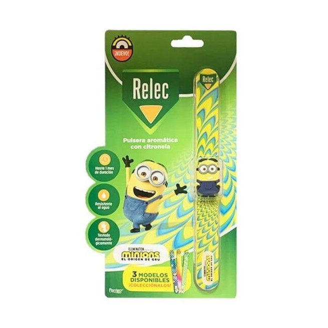 Relec Pulsera Citronela Minions Amarilla