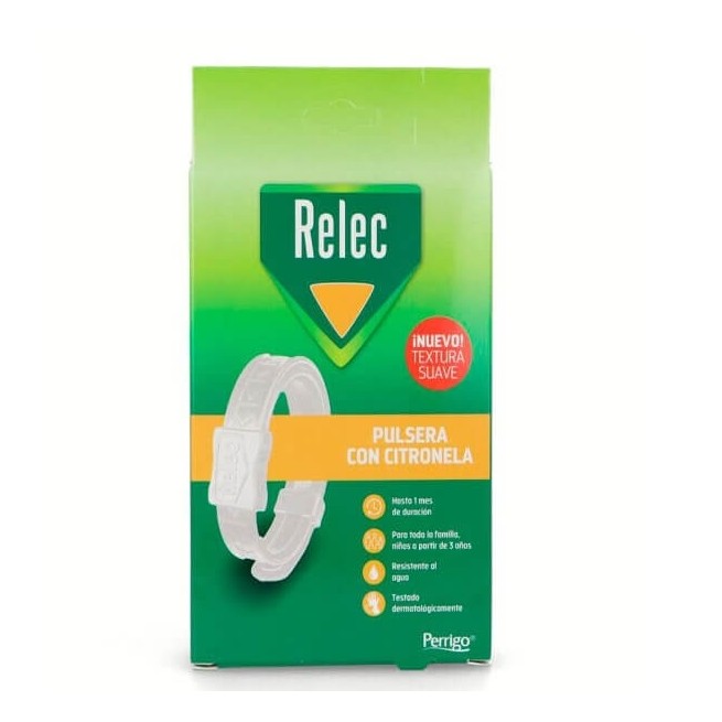 Relec Pulsera Citronela Familiar Blanca