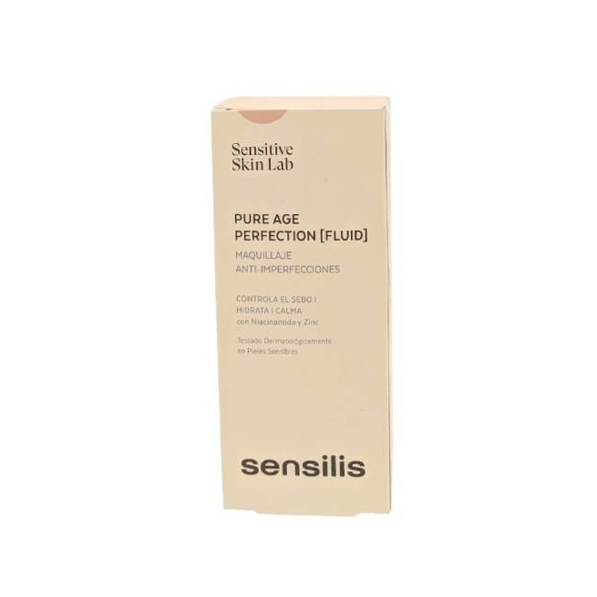 Sensilis Pure Age Perfection Fluid 01- Beige 30 ml Maquillaje Anti-Imperfecciones.