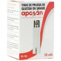 Tiras Para Glucómetro Aposan. 50 Tiras