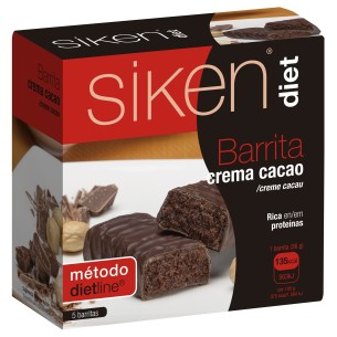 Siken Diet Barrita Crema Cacao 5 Uds