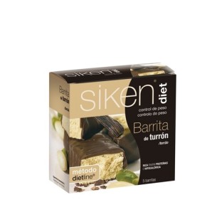 Siken Diet Barrita Turrón 5 Uds