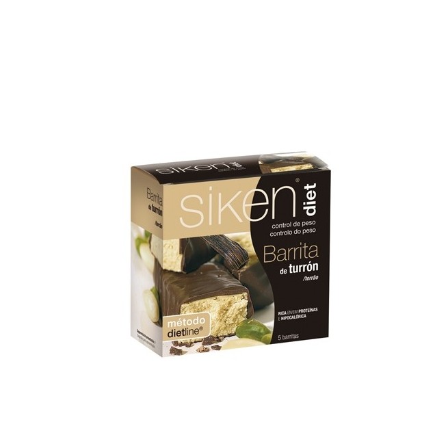 Siken Diet Barrita Turrón 5 Uds