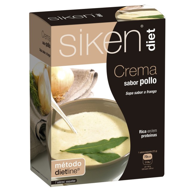 Siken Diet Crema Pollo 7 Sobres