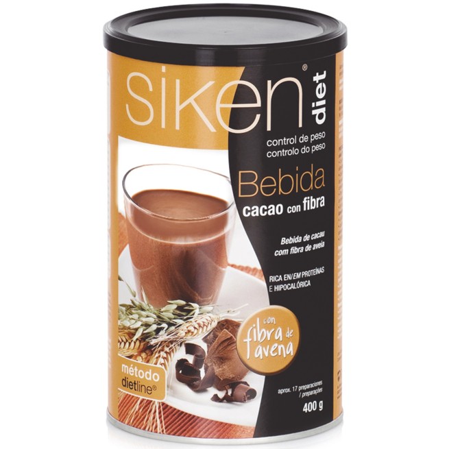 Siken Diet Bebida Cacao Fibra 400G