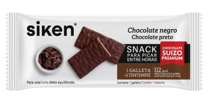 Siken Form Snack Galleta Chocolate Negro 22G