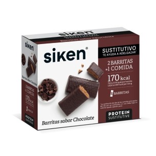 Siken Sustitutivo Barritas Chocolate 8 Uds