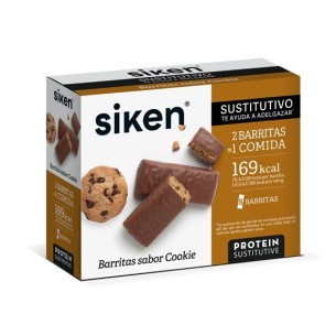 Siken Sustitutivo Barritas Cookie 8 Uds