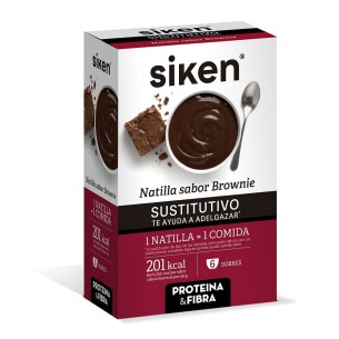 Siken Sustitutivo Natillas Brownie 6 Sobres