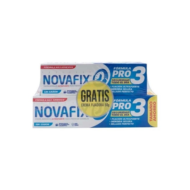 NOVAFIX FORMULA PRO ENVASE 70G + ENVASE 50 G