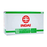 Compresa de Gasa Estéril 100Uds Indas