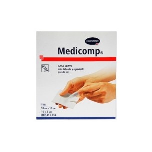 Medicomp Compresas Apósito Estéril 10X10Cm 10 Sobres 2Uds