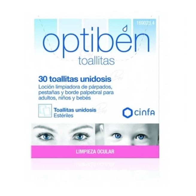 Optiben Toallitas Limpiadoras 30 Uds