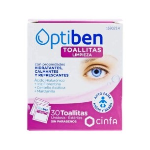 Optiben Toallitas Limpiadoras 30 Uds