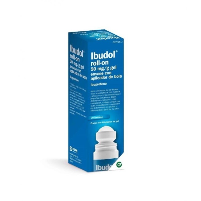 IBUDOL ROLL-ON 50 MG/G GEL TOPICO ENVASE CON APL