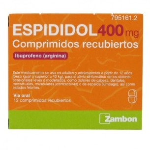 Espididol 400 Mg 18 Comprimidos Recubiertos