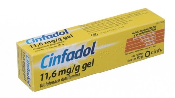 CINFADOL 10 MG/G GEL TOPICO 100 G