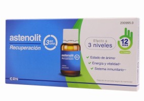 Astenolit Recuperación 3 En Uno. 12 Viales