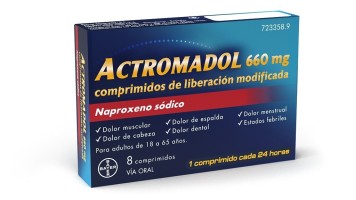 Actromadol 660 8 Comprimidos Liberación Modificada
