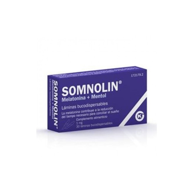 Somnolin Melatonina 1,9 Mg 30 Laminas Bucodispersables