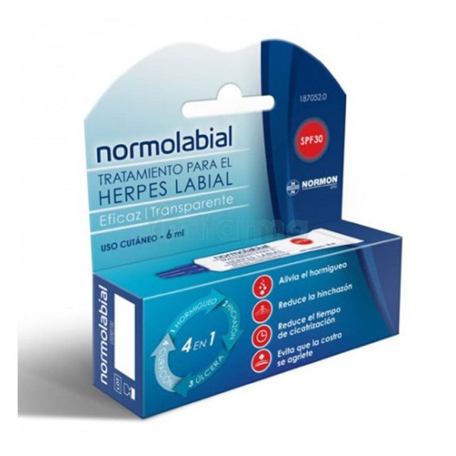 Normolabial Tratamiento Herpes Labial 6 ml