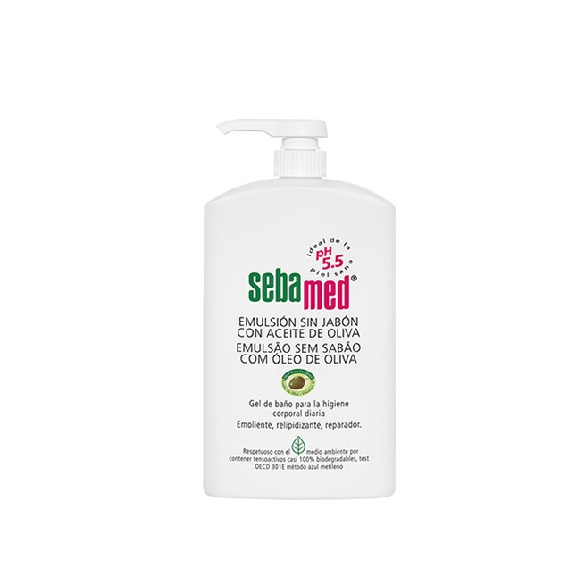 Sebamed® Emulsión Sin Jabón Aceite de Oliva 1L