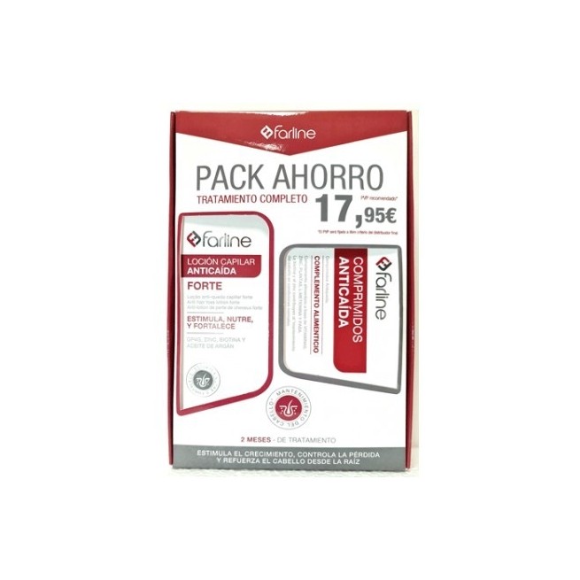 Farline Pack Ahorro Anticaída Loción+Comprimidos