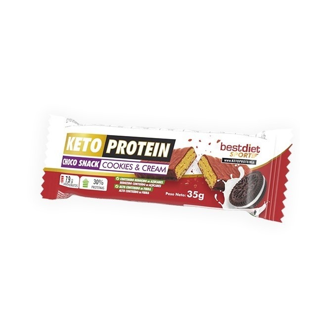 Keto Protein Barrita Choco Snack Cookies & Cream