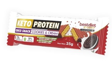 Keto Protein Barrita Choco Snack Cookies & Cream